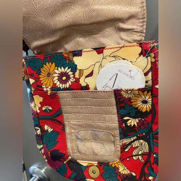 Sakroots Small Flap Messenger Artist Circle Slate BB - Picture 2 of 4